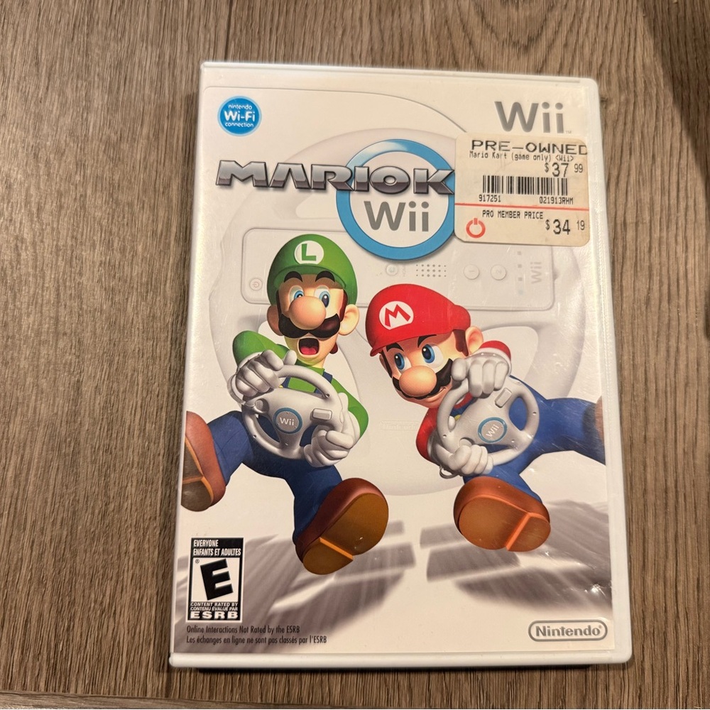 Nintendo Wii Mario Kart Wii + 3 Racing Wheels Bundle – Complete & Working